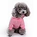 Jecikelon Dog Clothes Dogs Sweater Soft Puppies Clothing Winter Puppy Sweaters Warm Outfit for Dogs Small XXS XS Cat Apparel (Pink, XXS)
