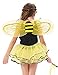IKALI Kids Bee Costume, Girls Toddlers Bee Fancy Dress Birthday Party Outfit 3-4T