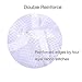 Polecasa Diamond Mesh Laundry Bags, 2Pcs 24 x 36 inches Heavy Duty Mesh Laundry Bag with ID Tag and Drawstring Closure, Large Laundry Hamper Liner, Laundry Bag for Travel, Sports, Dorms (White)