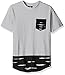 Southpole Boys' Big Short Sleeve Cut and Sewn Ripped Scallop T-Shirt