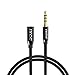 iXCC 3.5mm TRRS Extension Cable, 3ft 3.5mm Male to Female Gold-Plated Universal Audio Stereo Extension Cable for Smartphone/Tablet/Speaker and More