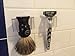 RazorGrip - The New Suction Cup Shower Razor Holder & loofah Holder for Home or RV. Great Stocking Stuffer. Perfect for Travel. (Clear 2 Pack)