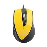 MIGICSHOW 6D USB Wired Gaming Game Mouse For PC Laptop Game, Yellow