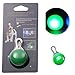 Lizber Clip-on Dog Collar Light Safety LED 5 PCS One Set, Batteries Included (With 5 PCS 3V Battery Extra) - Stainless Steel Carabiner Clasp, Waterproof - White, Green, Orange, Blue, Rose Red