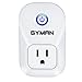 GYMAN 1 Alexa Smart Plug Wi-Fi No Hub Required Wireless Timing Smart Socket Remote Control Your Devices for Smart Home, Works with Amazon Alexa Echo Dot
