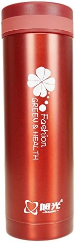 Stainless Steel Thermal Beverage Vacuum Bottle Travel Mug (300ML / 10 Ounce (Red))