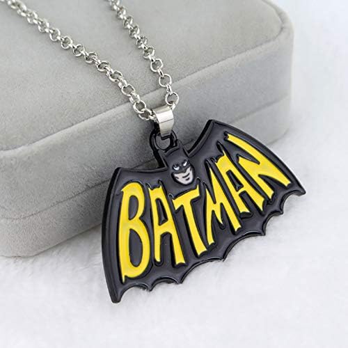 YinXX Batman Sign Pendent Necklace,The Avengers League Sign Necklace,Chain Length 20"