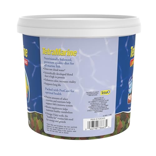 TETRA TETRAMARINE LARGE SALTWATER FLAKES FOR ALL MARINE FISH