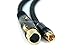 Monoprice XLR to RCA Cable - Female to Male, 16AWG, Stranded, Shielded, Gold Plated, 3 Feet, Black - Premier Series