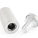 uxcell Advertisement Nails Glass Wall Connector Standoff 19mm x 40mm 8 Pcs
