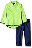 Under Armour Baby' Zip Up Jacket and Pant Set, Lime Light, 18 Months