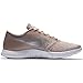 NIKE Women's Flex Contact Running Shoe White/Metallic Silver-Particle Pink 7