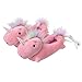 Smoko USB Heated Plush Kawai Unicorn Pink Slippers