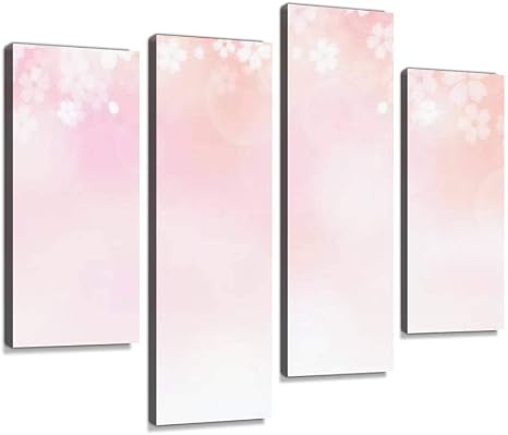 Amazon アートパネル 桜和風 桜 春 フレーム 花 満開 イラスト つぼみ 柄 桃色 背景 自然 太陽光 きれい 素材 華やか はなびらインテリア 絵画 壁掛け ポスター キャンバス 部屋飾り アート 壁キャンバス 壁飾り 壁キャンバス絵画 おしゃれ 北欧 新築飾り お祝い 贈り物