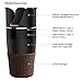 Xultrashine Car Cup Holder, 5 in 1 Multi-Functional Holds Mugs Organizer,Adjustable Car Cup Holder with Drink Phone Holder and Little Stuff Storage Cup, Black.
