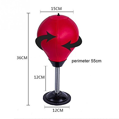 Blue Stones Boxing Sports Punching Tool Desktop Punch Balls Bags Punching Bag Speed Ball Stand Boxing Training Boxer Practice Tools - Thumbnail 4
