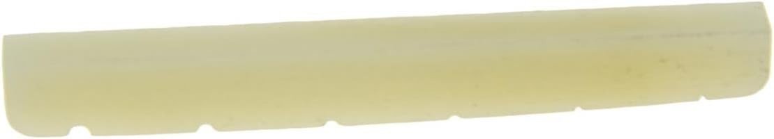 KAISH 43mm Unbleached Pure Bone Nut Guitar Slotted Bone Nut fits Strat Tele 43x3.5mm, Straight - Image 4