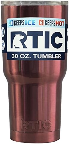RTIC Copper Translucent 20 oz Stainless Steel Tumbler Cup