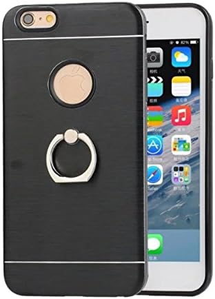 iBose iPhone 6 Plus Case ,Design Ultra Chin Aluminum Alloy Metal Flexible Protective TPU Drop Resistant Cover For Apple iPhone 6 Plus(5.5 inch) (black)