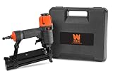 WEN 61718 18 Gauge 2" 2-in-1 Pneumatic Brad Nailer & Stapler with Carrying Case & Safety Glasses