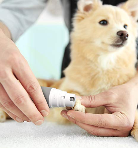 Pet Nail Grinder, Dog Cat Nail Clippers, Painless Pet Nail Trimmer, Electric Dog Cat Nail Trimmer, Dog Nail / Toenail File Grinder, Portable & USB Rechargeable Grooming Tools for Small and Large Dogs - Thumbnail 3