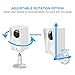 Hidden Camera Detectors Anti Spy Detector for Wireless Audio/Video Hidden Camera Detectors , Bug Detector, Privacy Protector,Case for Wyze Cam Pan 1080p Security Camera (White(2pack))