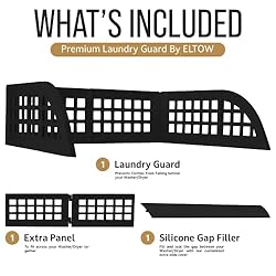ELTOW Laundry Guard with Silicone Gap Space Cover