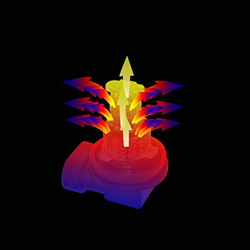 image for Alla Lighting 2000 Lumens H8 H16 H11 LED Bulbs High Power 3020 30-SMD 