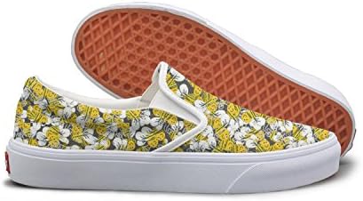 hjkggd fgfds Casual Funny BUMBLE BEES Men Canvas Shoes Skate Shoe