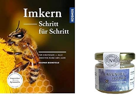 Imkern Schritt für Schritt und Lavendel Honig 50g im Glas aus Frankreich