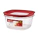 Rubbermaid Premier Easy Find Lids Food Storage Containers, 14 Cup, Racer Red