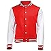 AWDis Hoods Varsity Letterman jacket
