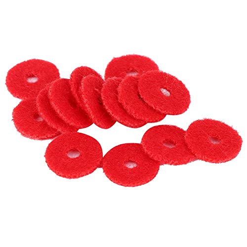 Piano Felt for Piano Keys, Pack of 90 Finest DIY Small Wool Felt Piano Balance Rail Punchings Gaskets for Pianist 1mm Thickness Performance Accessory Musical Instrument Accessories