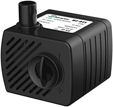 SONGJOY sump pump Electric Submersible Utility Water Pump for Clean Water Pool Pond Basement Drainage Garden Irrigation Water Transfer (80GPH-B)