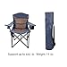 JQ&JQ Portable Camping Chair with Carry Bag and Ice Bag,Support up to 660 Ib, Blue
