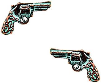 Patina Revolver Post Earrings