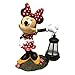 BACKYARD GLORY Disney Minnie Mouse Solar LED Lighted Lantern Everyday Outdoor Garden Statue, 12 inches Tall, Officially Licensed Disney Product