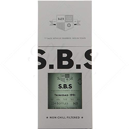 1423 World Class Spirits S.B.S TRINIDAD T.D.L Cask Strength Rum 1991 (1 x 0.7 l)
