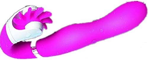 Rotation Oral Sex Tongue Licking Toy G Spot Dildò Vibrators for Women Clitoris Stimulator,Purple