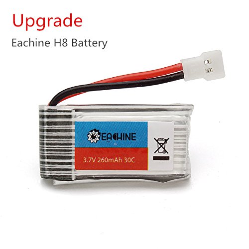 EACHINE Upgrade 3.7V 260mAh Battery for Eachine H8 Mini H8S 3D RC Quadcopter