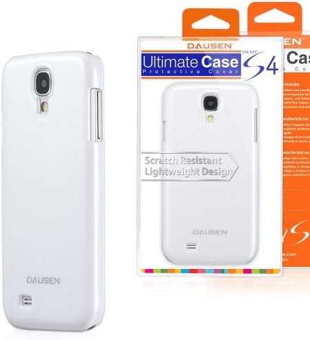 Dausen TR-RG515WT Metallic Case for Samsung Galaxy S4 - Retail Packaging - White