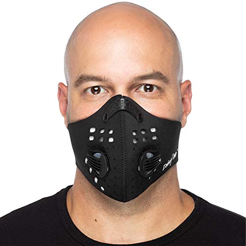 Debrief Me Power Life Anti Pollution Mask |+ 4 Filters| 99% Blocked with Powerful Advanced N99 Respirator Breathing Mask -Comfy Cushioned Nose Neoprene Mask for Smoke, Pollution, Dust, Allergies - Thumbnail 4