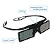 2 Packs 3D Active Shutter Bluetooth Glasses for Samsung UN60ES7500 UN60ES7100 UN55ES6900 UN55ES6580 UN65ES6550 UN55EH6070 UN40EH6030 UN60ES8000 UN46ES7550 UN55ES7500 UN55ES7100 UN40ES6580 UN50ES6500 3D TVs Black