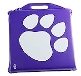 Astek Extra Wide Paw Prints Lightweight - Stadium Bleacher Outdoor Seat - Memory Foam Cushion