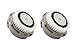 Sonishare Replacement Facial Cleansing Brush Heads for Mia, Mia2, Mia3 (Aria), SMART Profile, Alpha Fit, Pro, Plus and Radiance Cleansing Systems, Pack of 2