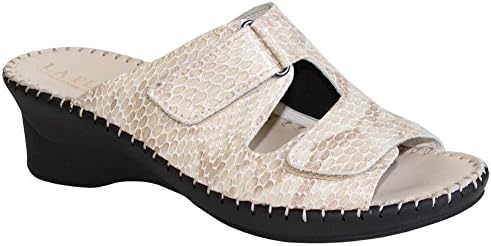 Women's LaPlume, Sheila Mid Heel Sandal, Bone, Size - 35