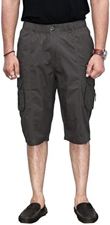SAPPER Men's Cotton Casual Wear Three Fourth Shorts