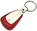 Chevrolet Chevy Corvette C3 Leather Key Chain Red Tear Drop Key Ring