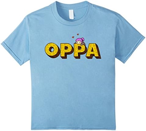 unisex-child Cute Oppa Kpop Kdrama T-Shirt 12 Baby Blue
