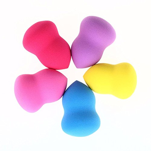 Leewa Pack of 9 - Pro Beauty Flawless Makeup Blender Foundation Puff Multi Shape Sponges